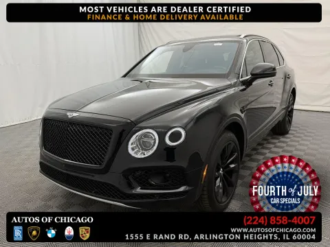 Black 2017 Bentley Bentayga W12 for sale in Arlington Heights, IL