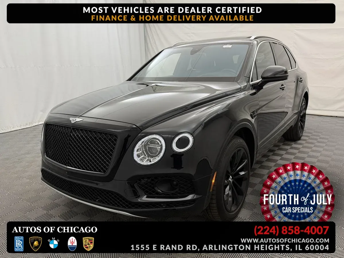 Black 2017 Bentley Bentayga W12 for sale in Arlington Heights, IL