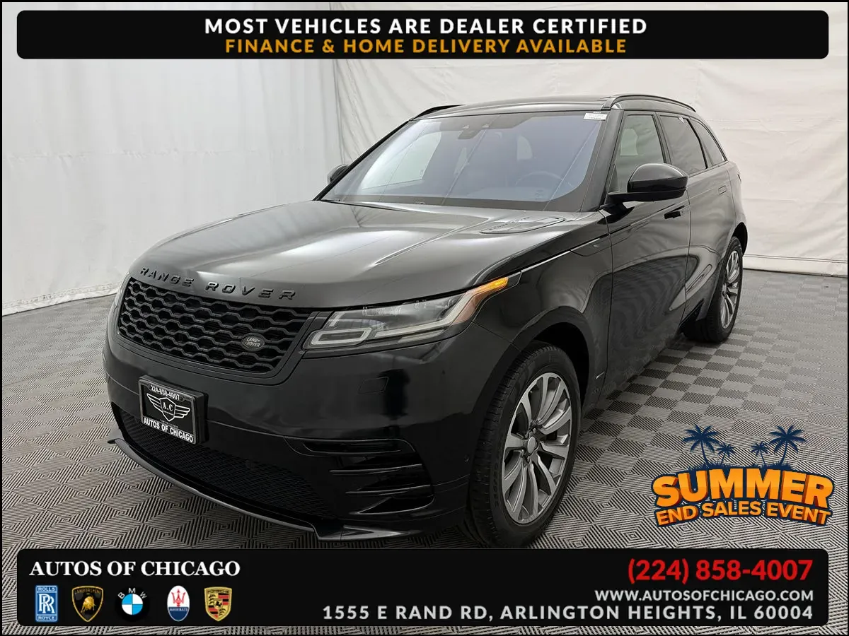 Black 2018 Land Rover Range Rover Velar R-Dynamic SE for sale in Arlington Heights, IL