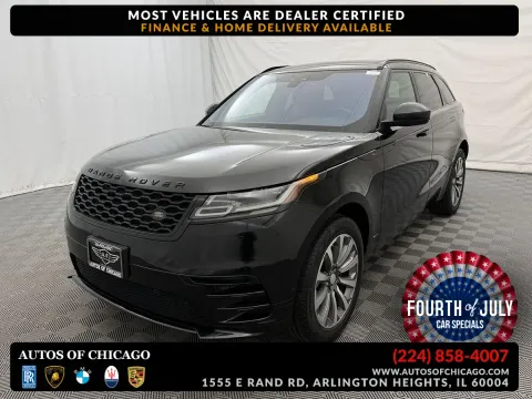 Black 2018 Land Rover Range Rover Velar R-Dynamic SE for sale in Arlington Heights, IL