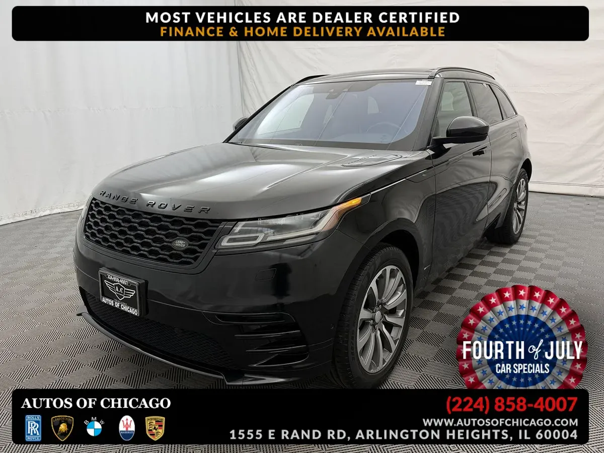 Black 2018 Land Rover Range Rover Velar R-Dynamic SE for sale in Arlington Heights, IL