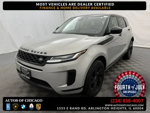 Silver 2022 Land Rover Range Rover Evoque S for sale in Arlington Heights, IL
