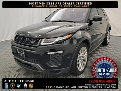 Black 2017 Land Rover Range Rover Evoque HSE Dynamic for sale in Arlington Heights, IL