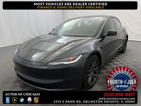 Black 2024 Tesla Model 3 Long Range for sale in Arlington Heights, IL