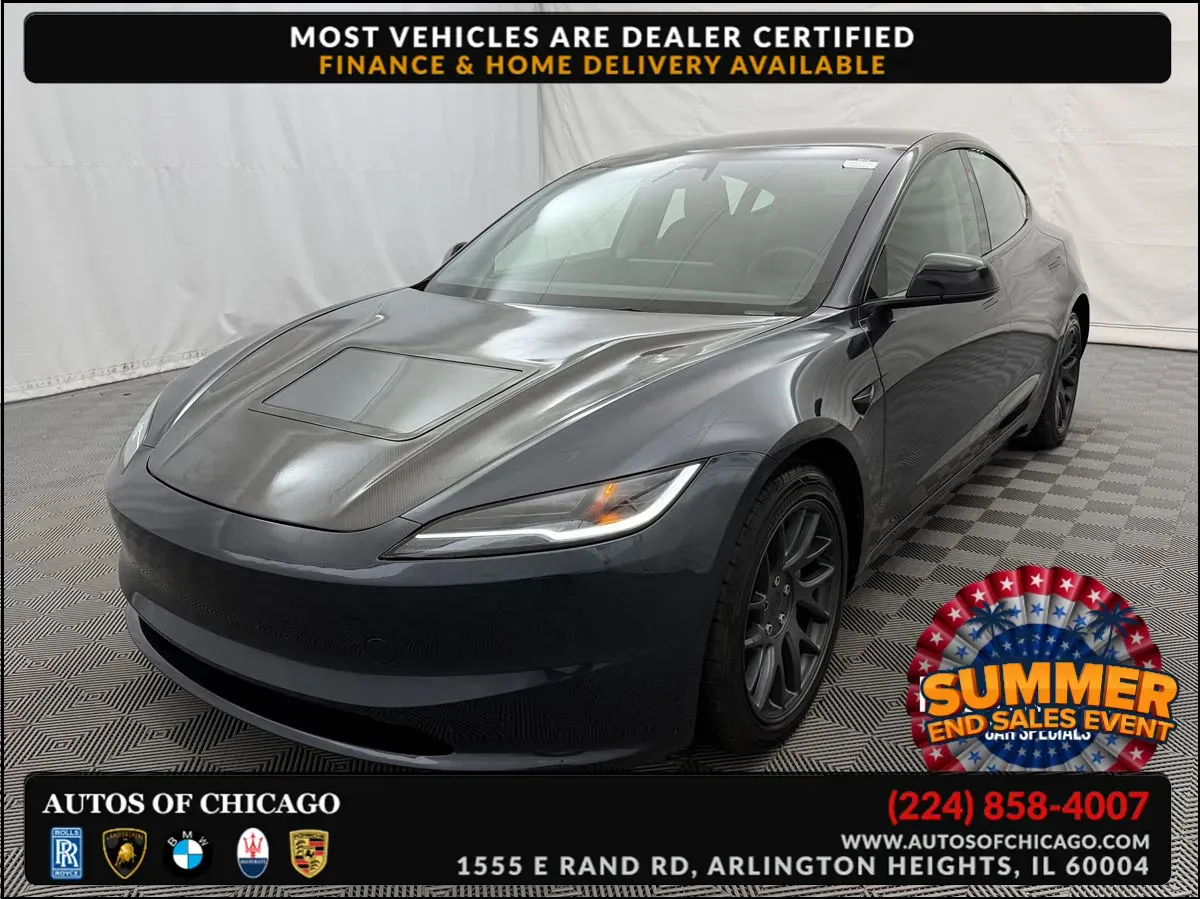 Black 2024 Tesla Model 3 Long Range for sale in Arlington Heights, IL