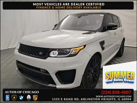 White 2017 Land Rover Range Rover Sport SVR for sale in Arlington Heights, IL