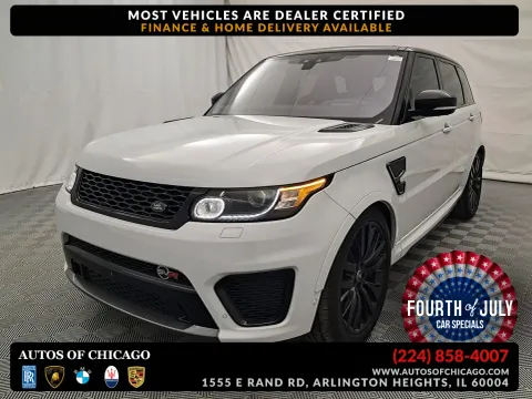 White 2017 Land Rover Range Rover Sport SVR for sale in Arlington Heights, IL