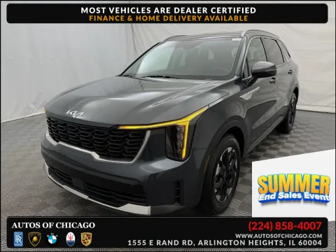 Gray 2024 Kia Sorento S for sale in Arlington Heights, IL