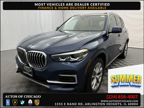 Blue 2022 BMW X5 xDrive40i for sale in Arlington Heights, IL