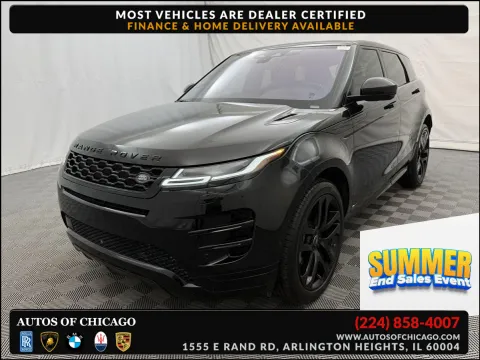 Black 2021 Land Rover Range Rover Evoque R-Dynamic HSE for sale in Arlington Heights, IL