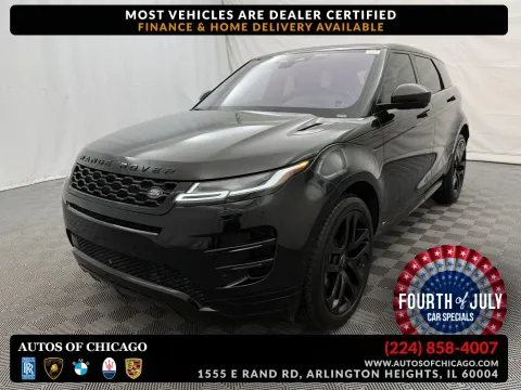 Black 2021 Land Rover Range Rover Evoque R-Dynamic HSE for sale in Arlington Heights, IL