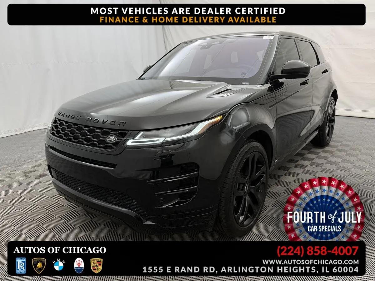 Black 2021 Land Rover Range Rover Evoque R-Dynamic HSE for sale in Arlington Heights, IL