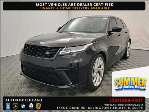 Black 2020 Land Rover Range Rover Velar SVAutobiography Dynamic Edition for sale in Arlington Heights, IL
