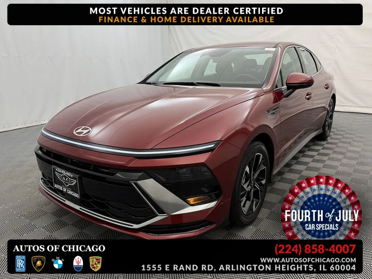 Red 2025 Hyundai Sonata SEL for sale in Arlington Heights, IL