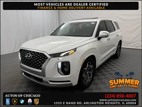White 2021 Hyundai Palisade Calligraphy for sale in Arlington Heights, IL