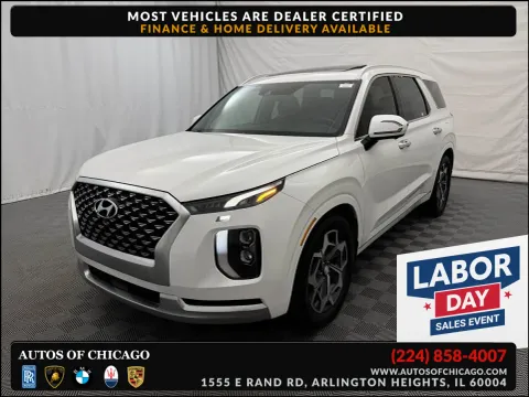 White 2021 Hyundai Palisade Calligraphy for sale in Arlington Heights, IL