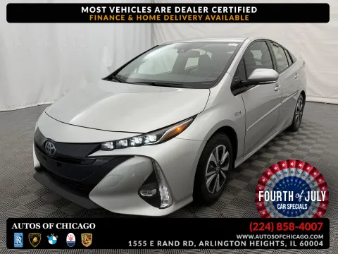 Silver 2017 Toyota Prius Prime Advanced for sale in Arlington Heights, IL