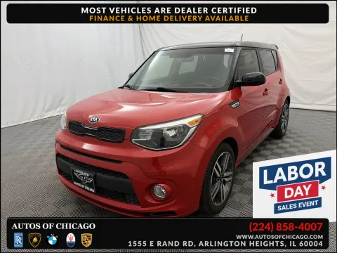 Red 2019 Kia Soul + for sale in Arlington Heights, IL