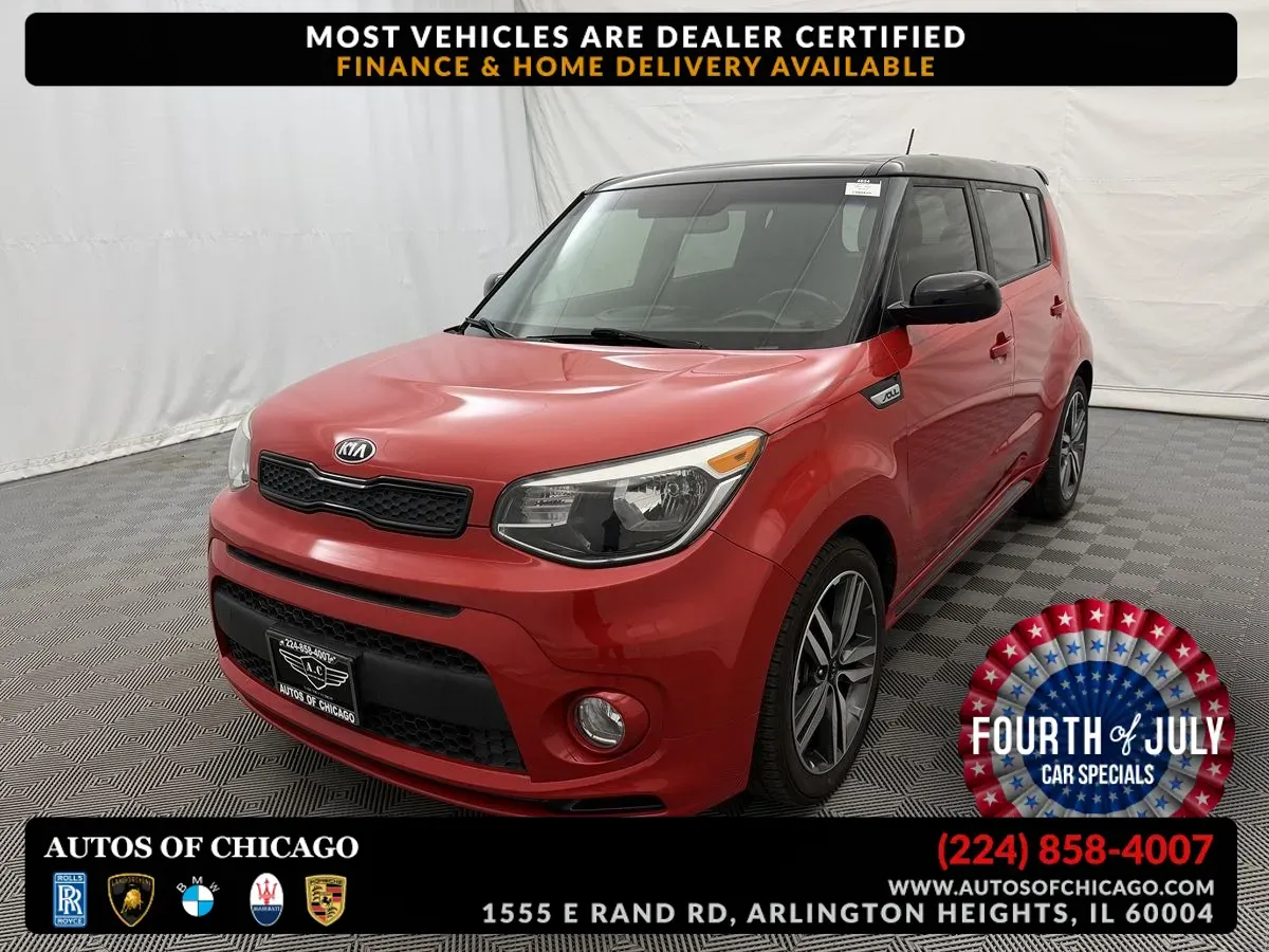 Red 2019 Kia Soul + for sale in Arlington Heights, IL