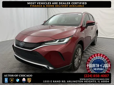 Red 2021 Toyota Venza XLE for sale in Arlington Heights, IL