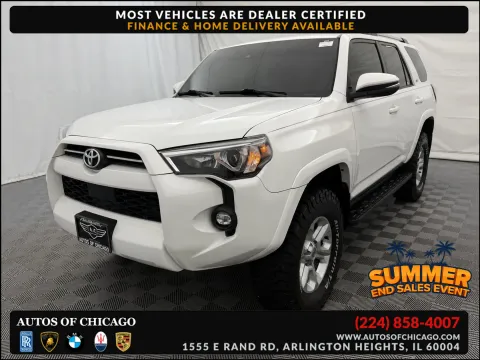 White 2023 Toyota 4Runner SR5 Premium for sale in Arlington Heights, IL