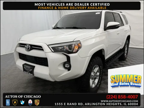 White 2023 Toyota 4Runner SR5 Premium for sale in Arlington Heights, IL