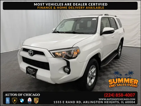 White 2019 Toyota 4Runner SR5 Premium for sale in Arlington Heights, IL