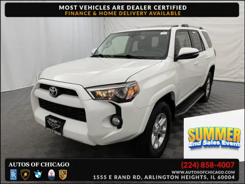 White 2019 Toyota 4Runner SR5 Premium for sale in Arlington Heights, IL