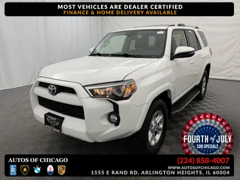 White 2019 Toyota 4Runner SR5 Premium for sale in Arlington Heights, IL