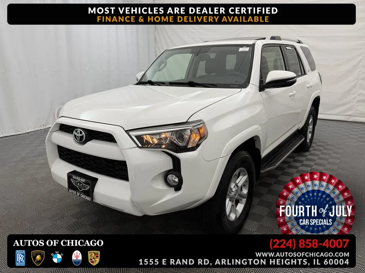 White 2019 Toyota 4Runner SR5 Premium for sale in Arlington Heights, IL