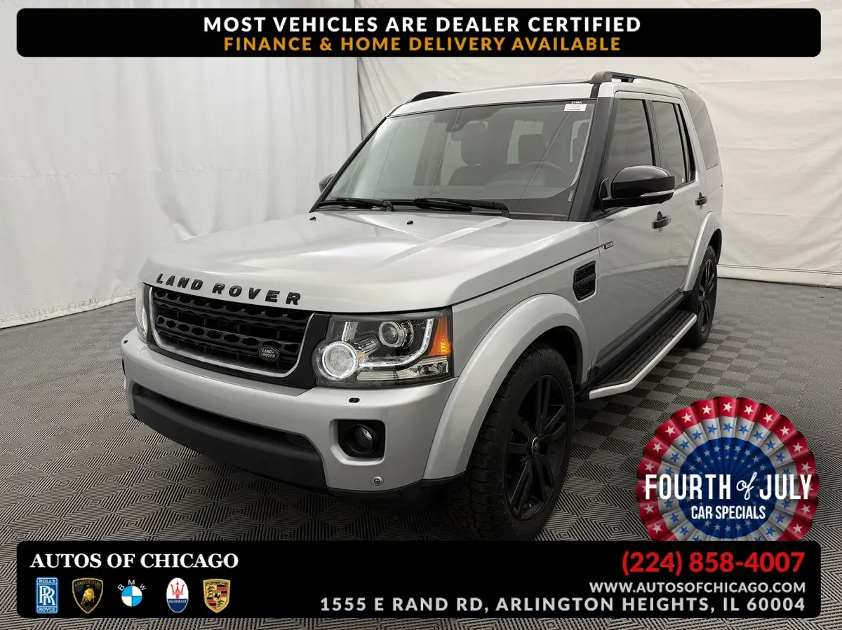 Silver 2016 Land Rover LR4 HSE for sale in Arlington Heights, IL