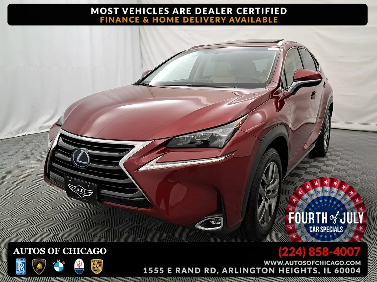 Red 2016 Lexus NX 300h for sale in Arlington Heights, IL