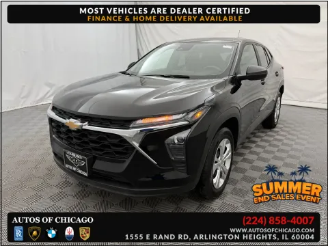 Black 2024 Chevrolet Trax LS for sale in Arlington Heights, IL