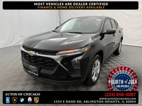 Black 2024 Chevrolet Trax LS for sale in Arlington Heights, IL