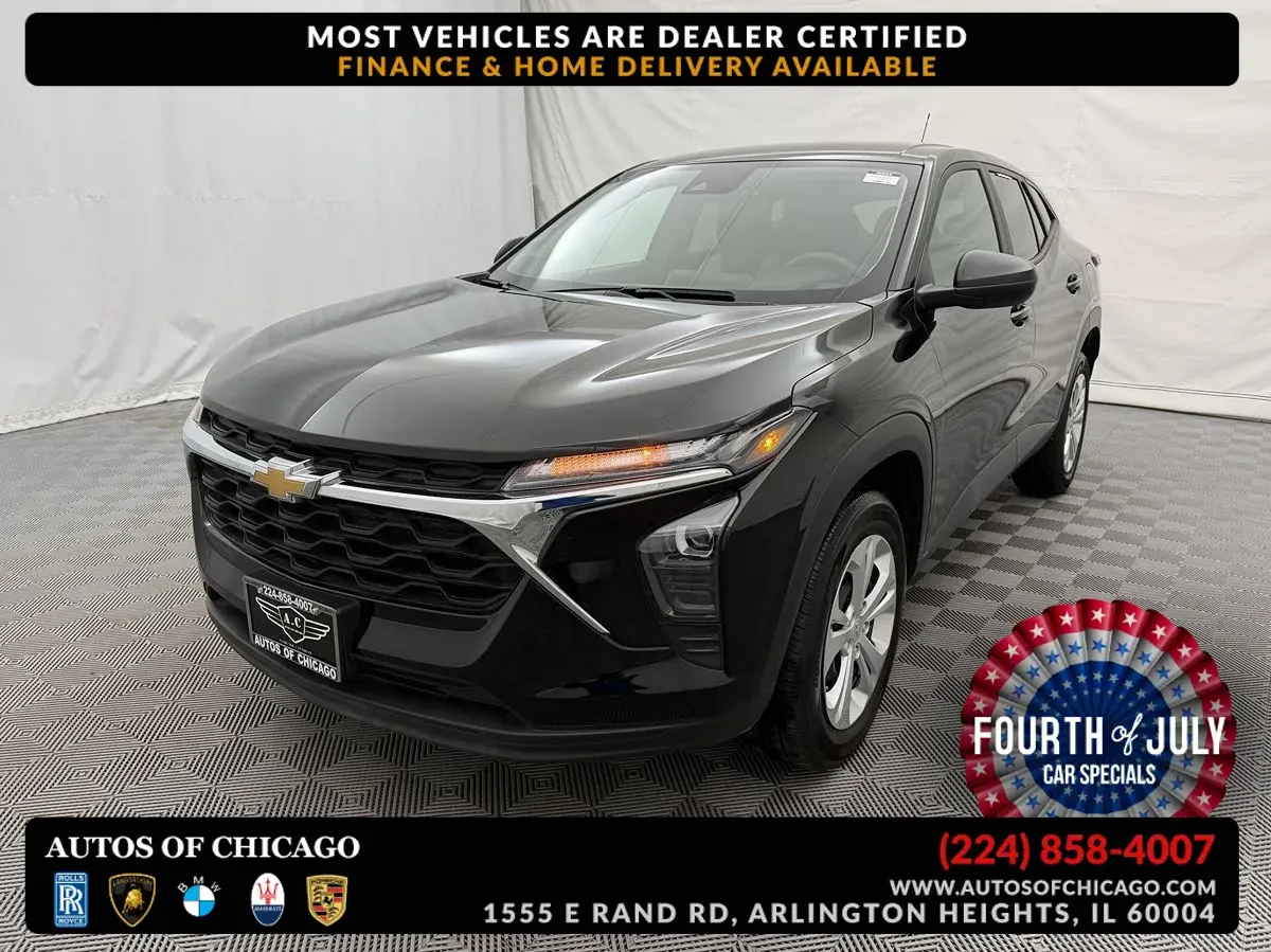 Black 2024 Chevrolet Trax LS for sale in Arlington Heights, IL