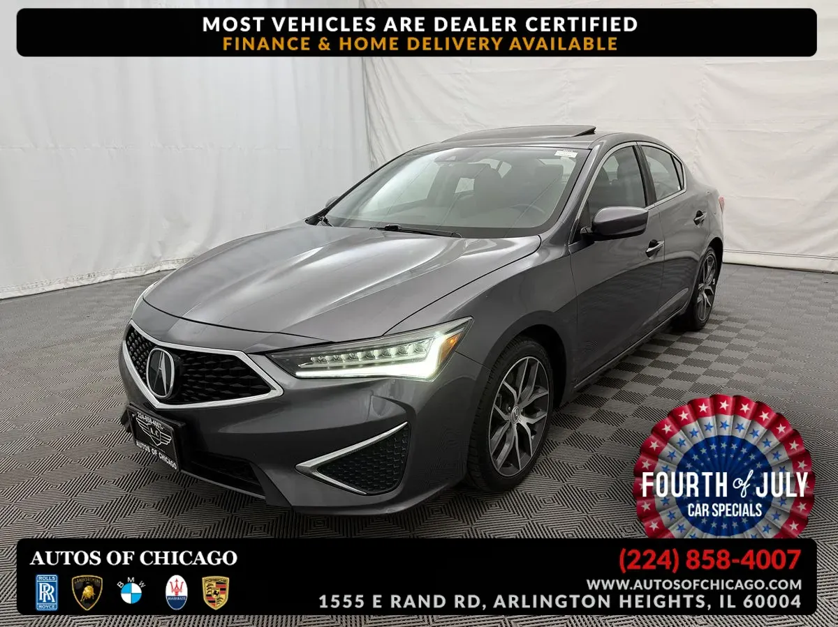 Gray 2019 Acura ILX w/Premium Pkg for sale in Arlington Heights, IL