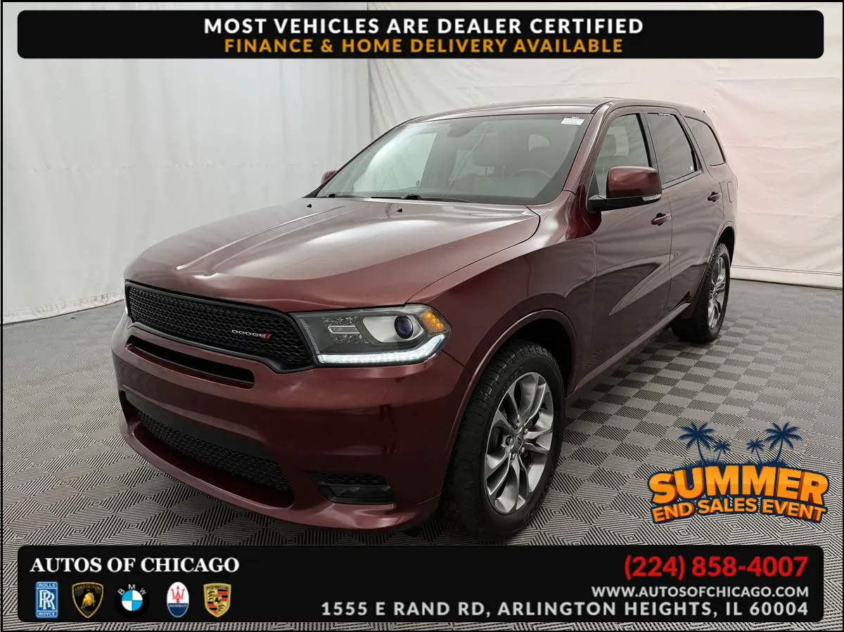 Red 2020 Dodge Durango GT Plus for sale in Arlington Heights, IL