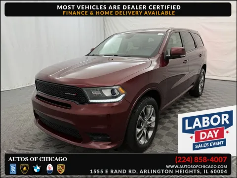 Red 2020 Dodge Durango GT Plus for sale in Arlington Heights, IL