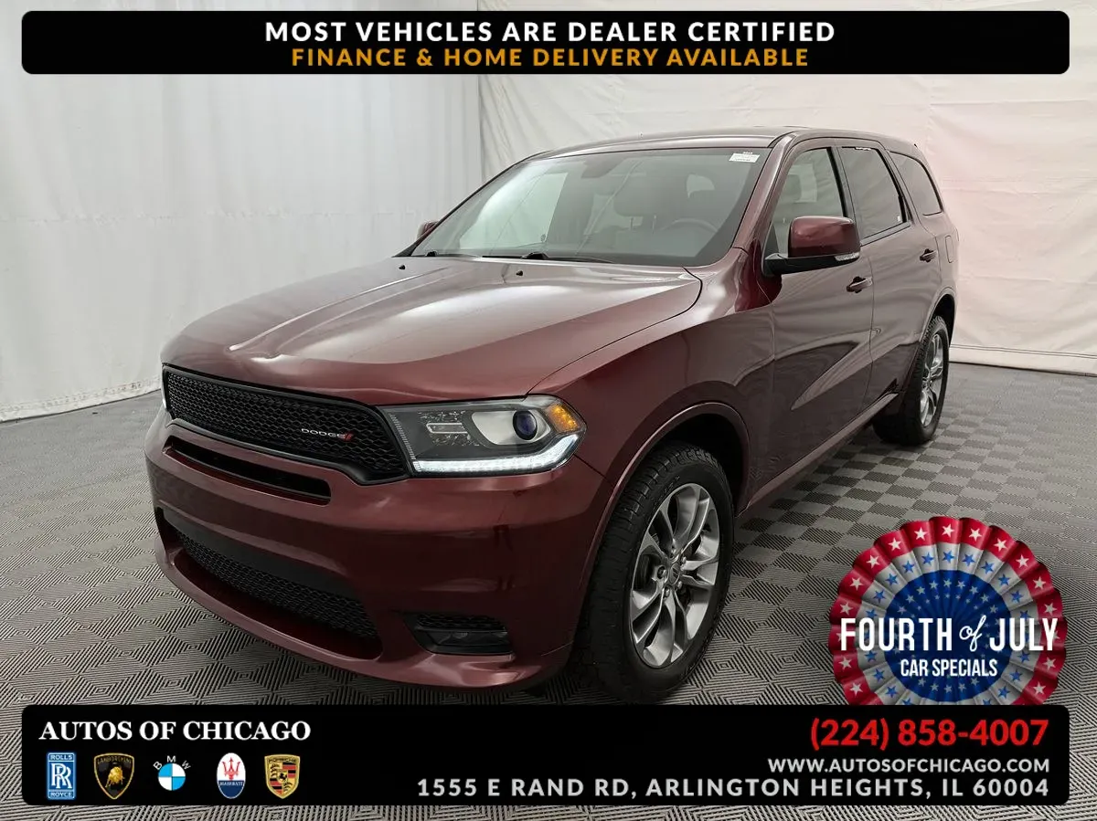 Red 2020 Dodge Durango GT Plus for sale in Arlington Heights, IL