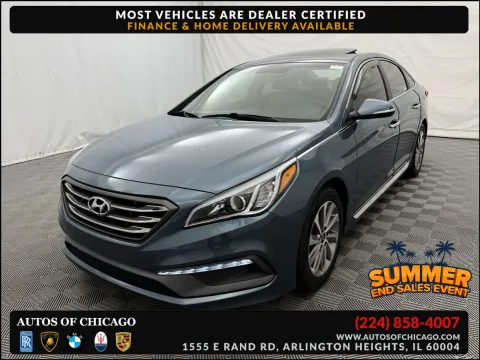 Blue 2017 Hyundai Sonata Sport for sale in Arlington Heights, IL