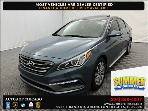 Blue 2017 Hyundai Sonata Sport for sale in Arlington Heights, IL