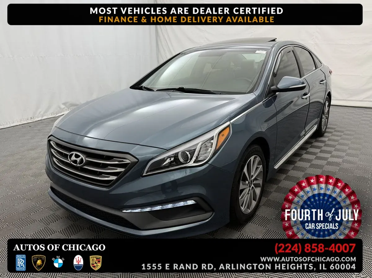 Blue 2017 Hyundai Sonata Sport for sale in Arlington Heights, IL