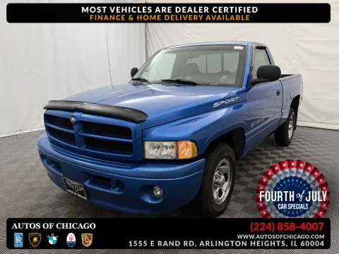 Blue 1999 Dodge Ram 1500 for sale in Arlington Heights, IL