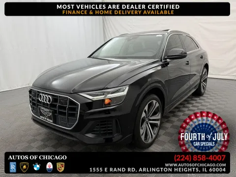 Black 2019 Audi Q8 Premium Plus for sale in Arlington Heights, IL