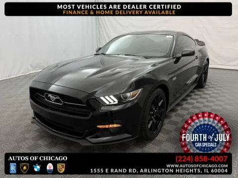 Black 2015 Ford Mustang GT Premium for sale in Arlington Heights, IL