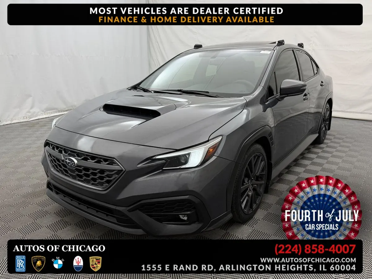 Gray 2022 Subaru WRX Limited for sale in Arlington Heights, IL