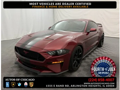 Red 2018 Ford Mustang GT Premium for sale in Arlington Heights, IL