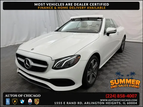 White 2018 Mercedes-Benz E-Class E 400 for sale in Arlington Heights, IL