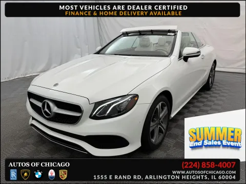 White 2018 Mercedes-Benz E-Class E 400 for sale in Arlington Heights, IL
