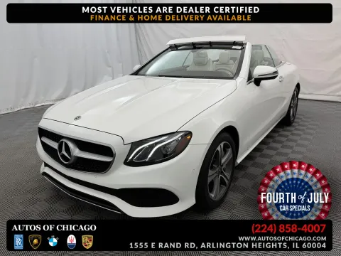 White 2018 Mercedes-Benz E-Class E 400 for sale in Arlington Heights, IL